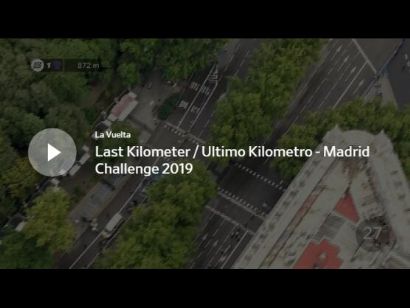 Vídeo del último kilómetro de la Madrid Challenge by La Vuelta