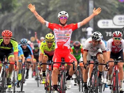Tour de Hainan: Manuel Belletti repite victoria en el quinto sprint y se viste de amarillo