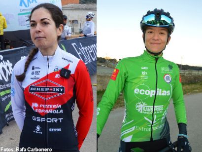 María Reyes Murillo y Natalia Huertas, representación extremeña en la Vuelta a Extremadura Femenina