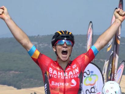 Vuelta a Burgos: Matevz Govekar: "Sabía que tenía un sprint fuerte y jugué esa carta"
