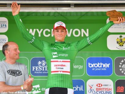 Tour de Gran Bretaña: Mathieu van der Poel afianza el liderato ganando la séptima etapa
