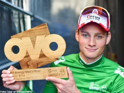 Mathieu van der Poel remata su victoria en el Tour de Gran Bretaña ganando la última etapa