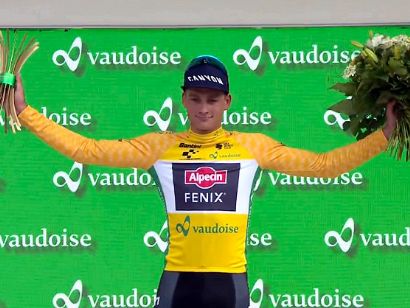 Tour de Suiza: Mathieu van der Poel repite victoria y se viste de amarillo