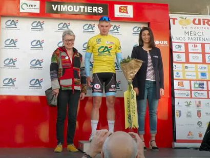 Mathis Le Berre lidera el Tour de Normandía tras ganar la primera etapa