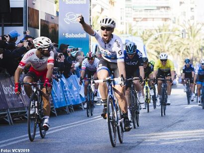 Vuelta a la Comunidad Valenciana: Trentin: "Es una victoria importante por el nivel de los rivales"