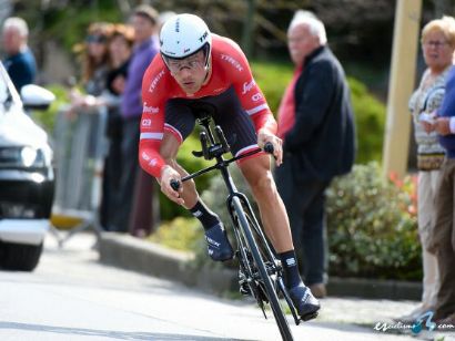Vuelta a Bélgica: Matthias Brändle gana la crono y Wout Van Aert es el nuevo líder