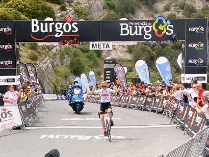 Vuelta a Burgos Femenina: Mavi García: "Llevaba mucho tiempo queriendo una victoria así"