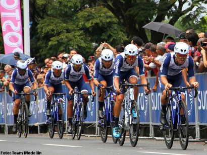 El Team Medellín, con Óscar Sevilla, buscará protagonismo en la Vuelta a Portugal