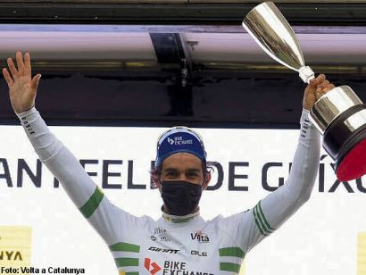 Michael Matthews, primer líder de la 101 Volta a Catalunya