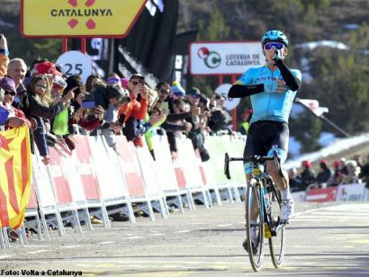 Volta a Catalunya: Miguel Ángel López: "Este triunfo me da mucha confianza"