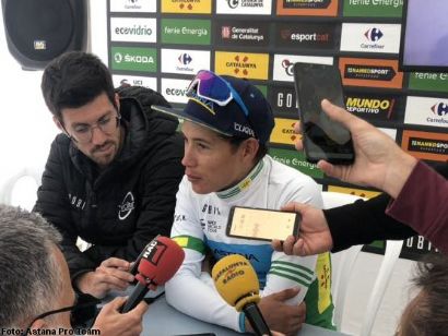 Volta a Catalunya: Miguel Ángel López: "Hasta no pasar la última meta no se consiguen las cosas"