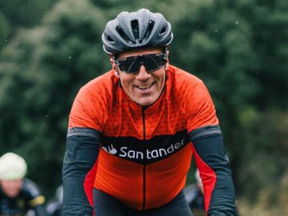 Miguel Indurain recorrer ltimos kilmetros de la tercera etapa de O Gran Camio