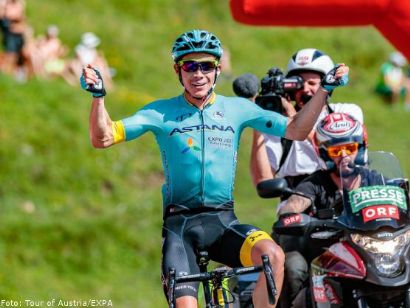 Vuelta a Austria: Miguel Ángel López gana la cuarta etapa, Stefan Denifl nuevo líder
