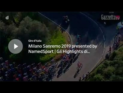 Vídeo resumen de la Milán-San Remo 2019