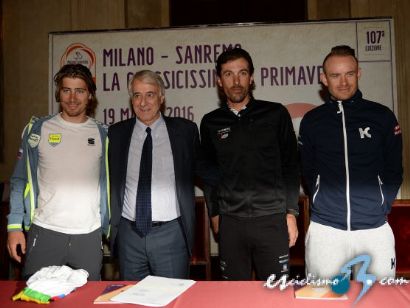 Listado oficial de corredores inscritos en la Milán-San Remo 2016