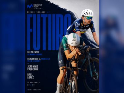 Ra�l L�pez y Jer�nimo Calder�n refuerzan el futuro del Movistar Team Academy