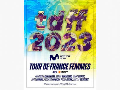 Annemiek van Vleuten, al frente del Movistar Team en el Tour de Francia Femenino