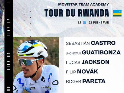 Movistar Team Academy debuta en el ciclismo internacional con el Tour de Ruanda 