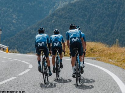 Verona, Óscar Rodríguez y Albert Torres en el Movistar para el Tour de los Emiratos