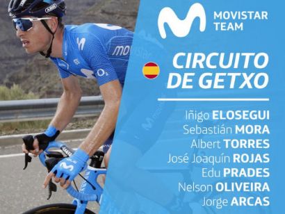 Sebastián Mora y Albert Torres, juntos en el Movistar para el Circuito de Getxo