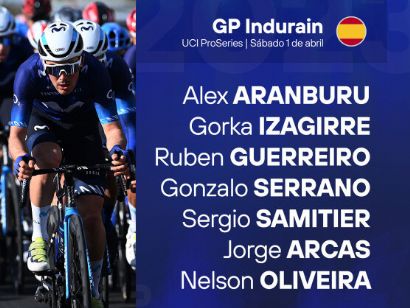 lex Aranburu, Guerreiro y Serrano en el Movistar para el Gran Premio Miguel Indurin