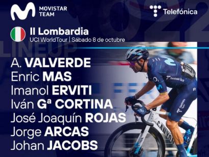 Alejandro Valverde contará con Enric Mas y García Cortina en su despedida en Il Lombardía