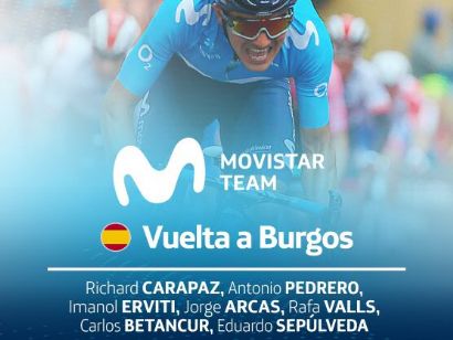 Mikel Landa y Carlos Barbero ausencias del Movistar en la Vuelta a Burgos
