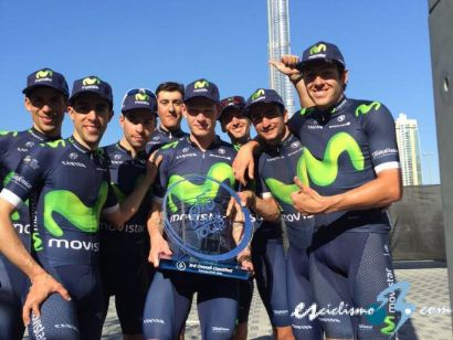Movistar, preparado para la Strade Bianche, el GP Industria y la París-Niza