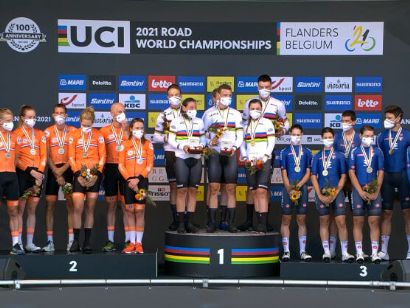 Mundial de ciclismo: Alemania, campeona mundial de relevos mixtos