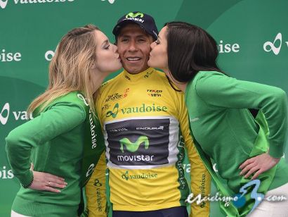 Tour de Romandía: Nairo Quintana: "Intentaré defender este maillot"