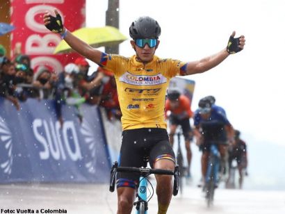 Vuelta a Colombia: Nelson Soto gana la tercera, Alexander Gil sigue líder