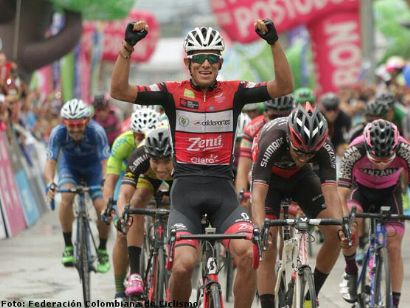 Vuelta a Colombia: Soto gana la antepenúltima etapa mientras Cala acaricia el título