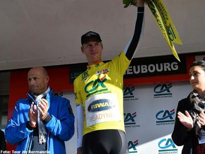 Nicolai Brochner, primer líder del Tour de Normandía