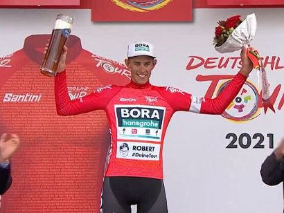 Vuelta a Alemania: Nils Politt, líder tras ganar la tercera etapa