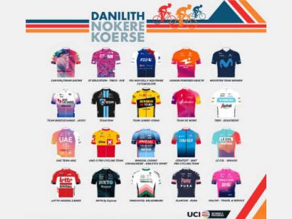 Listado oficial de ciclistas inscritas en la Nokere Koerse femenina 2022