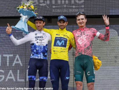 Alejandro Valverde se hace con O Gran Camiño, Mark Padun con la crono final