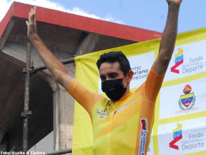 Vuelta al Táchira: Óscar Sevilla es líder tras gana la crono