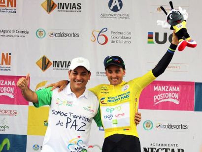 Óscar Sevilla lidera la Vuelta a Colombia tras imponerse en la crono inicial