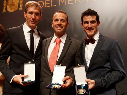 Lastras, Hermida y Coloma reciben sus medallas de la Real Orden del Mérito Deportivo