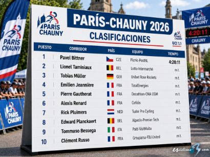 Clasificaciones completas de la Par�s-Chauny 2026