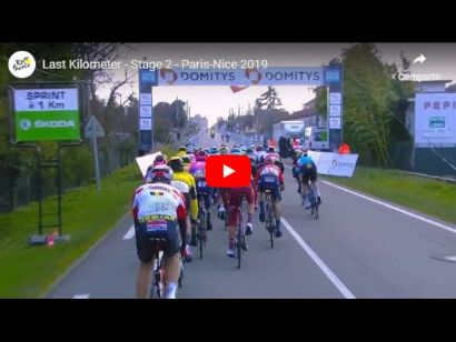 París-Niza 2019: Vídeo del último kilómetro de la etapa 2