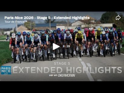 V�deo resumen de la 5� etapa de la Par�s-Niza 2026