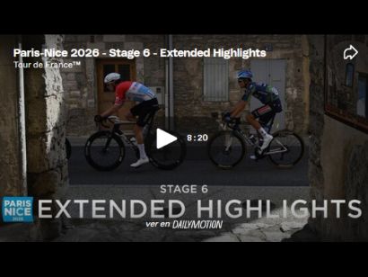 V�deo resumen de la 6� etapa de la Par�s-Niza 2026