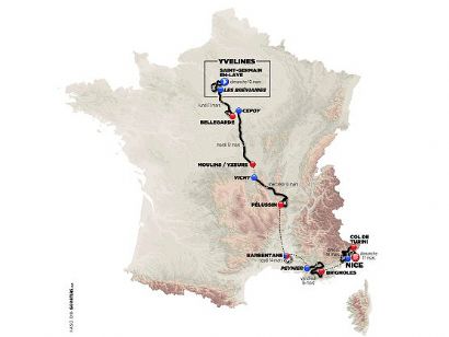 París-Niza: Una crono de 25 kilómetros y el inédito ascenso al Turini, principales novedades