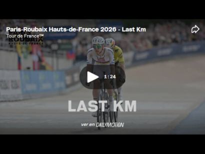 V�deo del �ltimo kil�metro de la Par�s-Roubaix 2026