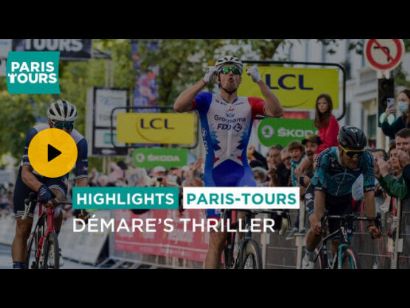 Vídeo resumen de la París-Tours 2021