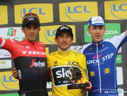 Henao gana la París-Niza pese al intento de Contador. Para De la Cruz la última etapa