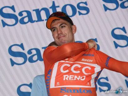 Tour Down Under: Patrick Bevin gana la segunda etapa y es el nuevo lder