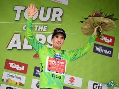 Tour de los Alpes: Pello Bilbao gana la segunda etapa y se viste de verde