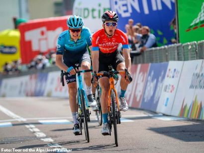 Tour de los Alpes: Pello Bilbao gana la cuarta etapa, Simon Yates sigue líder